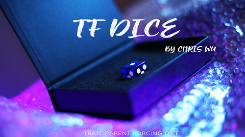 TF DICE (Transparent Forcing Dice) Blue by Chris Wu