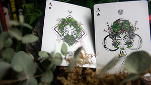 The Green Man Playing Cards (Spring) by Jocu