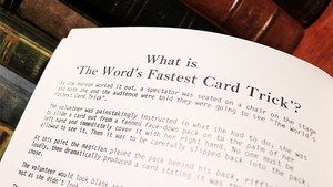 The World's Fastest Card Trick by Ken de Courcy