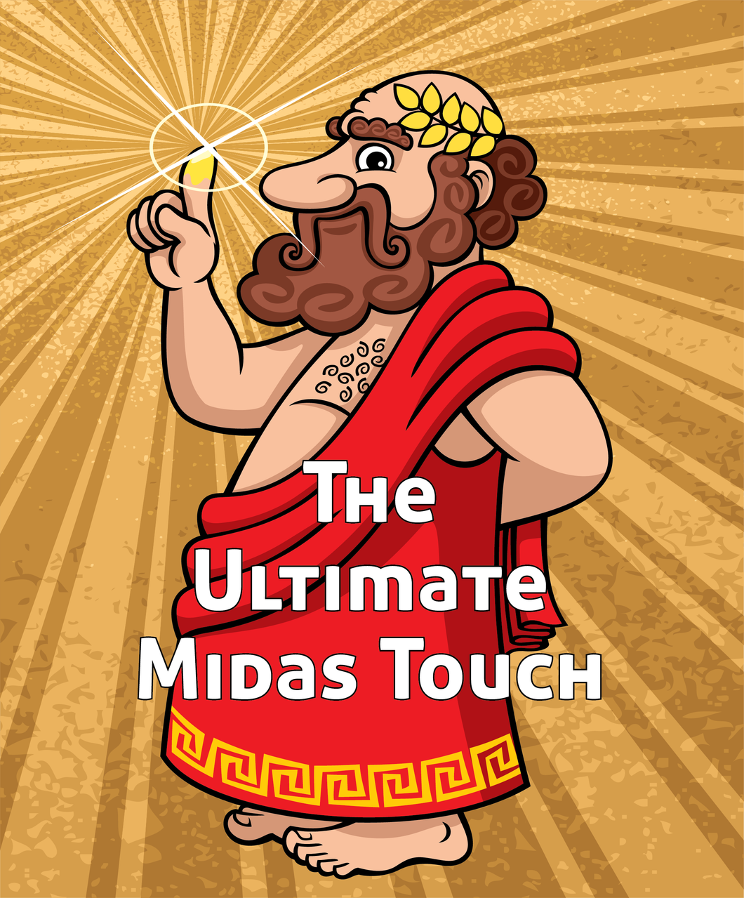 The Ultimate Midas Touch- RED Bicycle (Bridge Sized)- 1/2 Dollar
