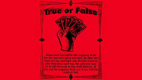 True or False by Ickle Pickle