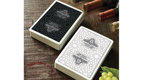 Vintage Label Playing Cards (Private Reserve White ) by Craig Maidment