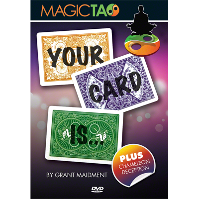 Your Card Is (DVD and Gimmick) by Grant Maidment and Magic Tao
