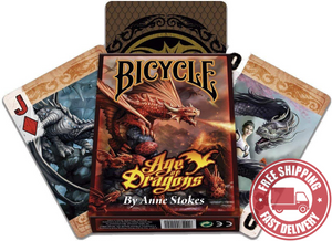 ANNE STOKES, AGE OF DRAGONS PLAYING CARDS-BICYCLE®