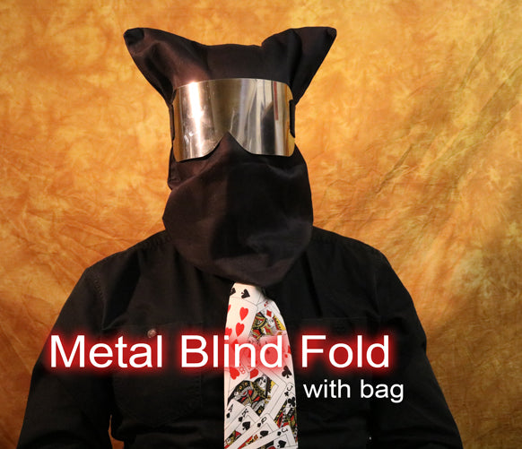 Blindfold, Metal w/ Bag - Chrome