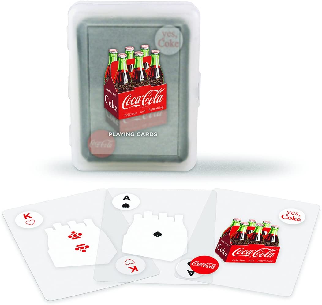 Coca-Cola Clear Playing Cards-waterproof