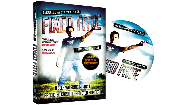 Fixed Fate aka 'Predicted Card at Predicted Number' (DVD and Gimmick) by Cameron Francis and Big Blind
