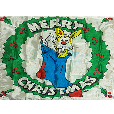 Production Silk 16 inch x 16 inch (Merry Christmas) by Mr. Magic