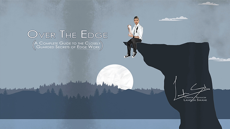 Over The Edge Blue (Gimmick and Cards Included) by Landon Swank