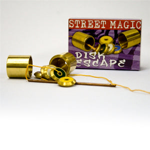 Disk Escape, Brass - Street by Mak Magic