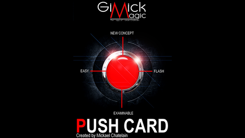PUSH CARD (English) by Mickael Chatelain