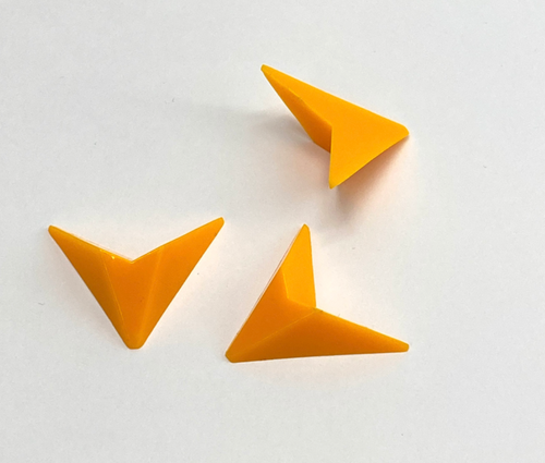 Magic Pyramid 3 piece Puzzle - Lightweight PLASTIC Edition by Magic Makers- 5 sets