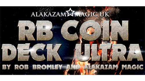 RB Coin Deck Ultra Blue (DVD and Gimmicks) by Rob Bromley