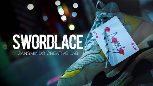 Pro Series: Swordlace Black (DVD and Gimmick) by SansMinds Creative Lab