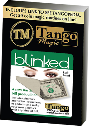 Tango Blinked Left Handed (Gimmick and Online Instructions) V0015 by Tango Magic