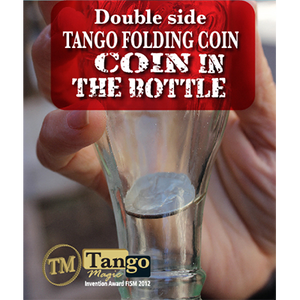 Double Side Folding Quarter (Internal System DVD w/Gimmick) by Tango Magic